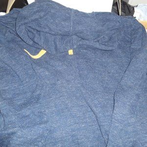 MENS BANANA REPUBLIC BLUE HOODIE SIZE XL